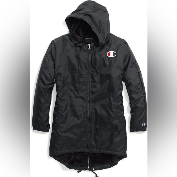 Champion | reverse weave Sherpa lined coaches/stadium jacket - Picture 3 of 11